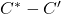 C^* - C'