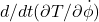 d/dt(\partial T/\partial \dot{\phi})