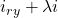 i_{ry} + \lambda i