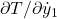 \partial T/\partial \dot{y}_1