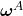 \boldsymbol{\omega}^A