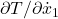 \partial T/\partial \dot{x}_1