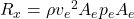 R_x = \rho {v_e}^2 A_e −p_e A_e