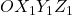 OX_1 Y_1 Z_1