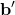 \textbf{b}'