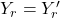 Y_r = Y'_r