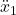 \ddot{x}_1
